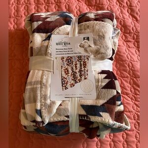 New Monsoon Mesa Throw Blanket 70”L x 60”W - Multicolor